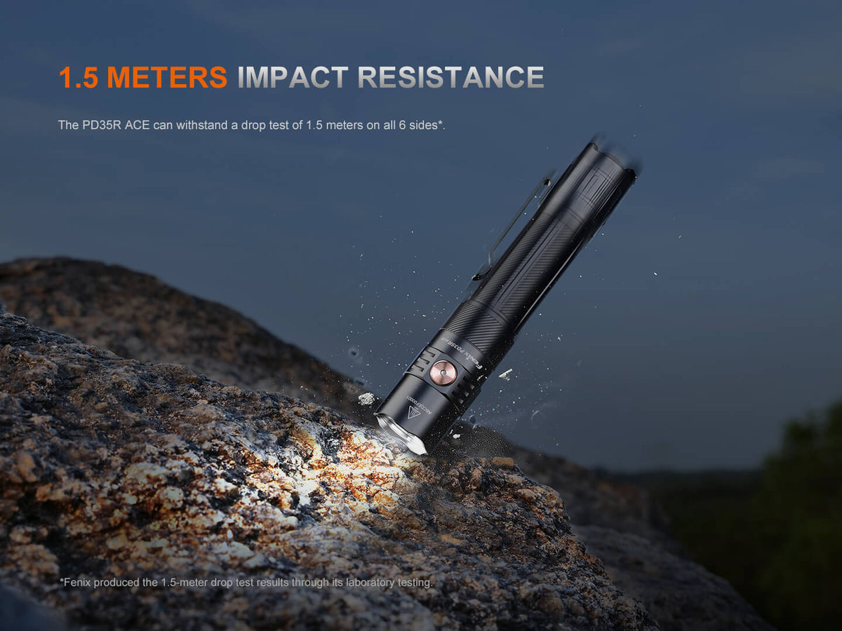 Fenix PD35R ACE Multi-mode Tactical Flashlight - Xtrusion Overland