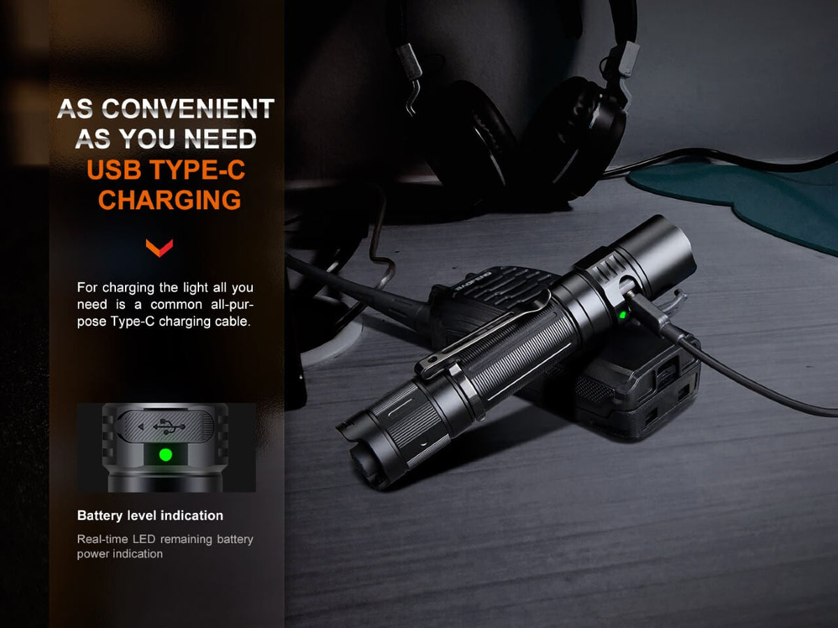 Fenix PD35R Compact Rechargeable Tactical Flashlight - Xtrusion Overland