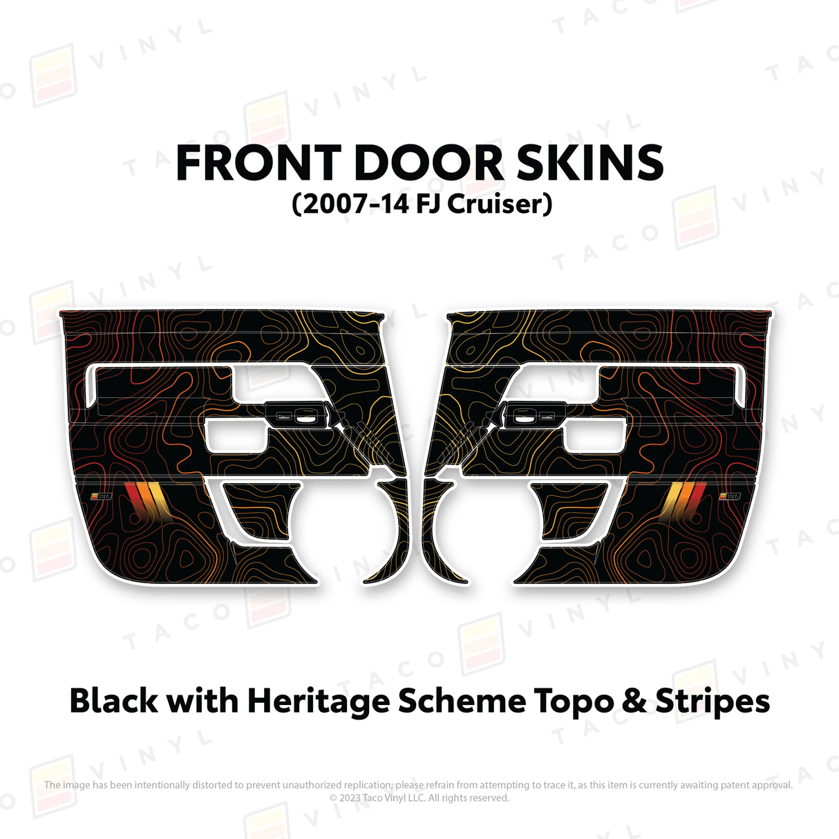 FJ Cruiser Door Skins - Xtrusion Overland