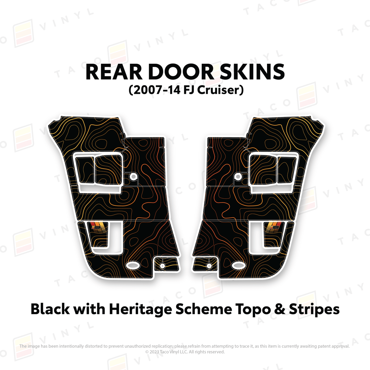 FJ Cruiser Door Skins - Xtrusion Overland