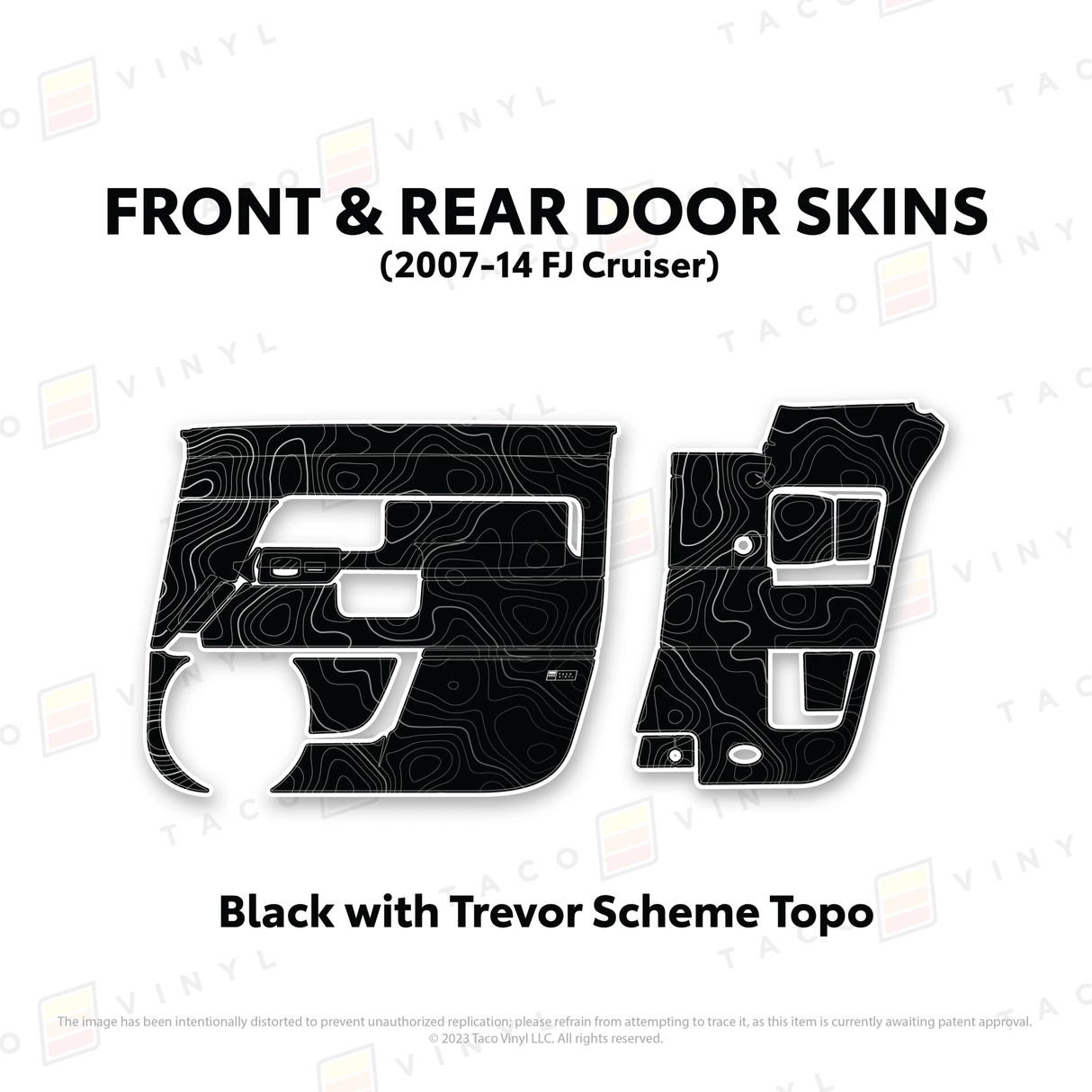 FJ Cruiser Door Skins - Xtrusion Overland