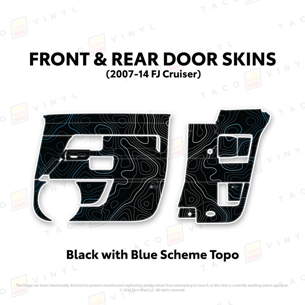 FJ Cruiser Door Skins - Xtrusion Overland