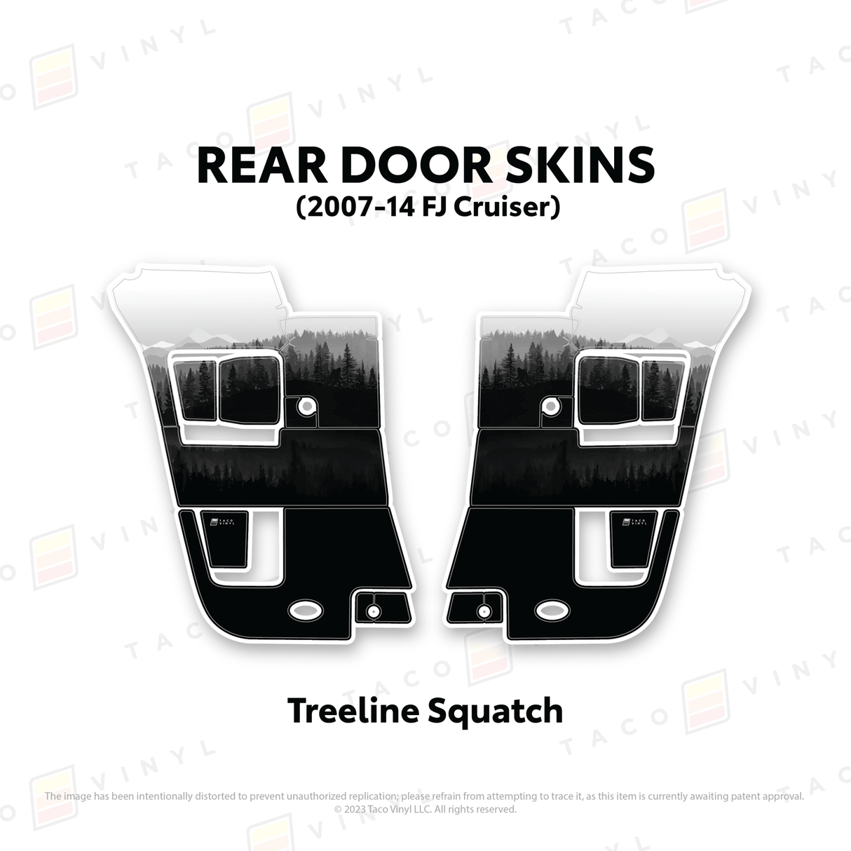 FJ Cruiser Door Skins - Xtrusion Overland