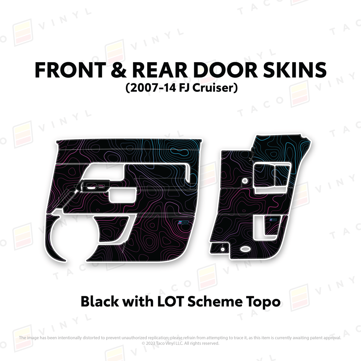 FJ Cruiser Door Skins - Xtrusion Overland