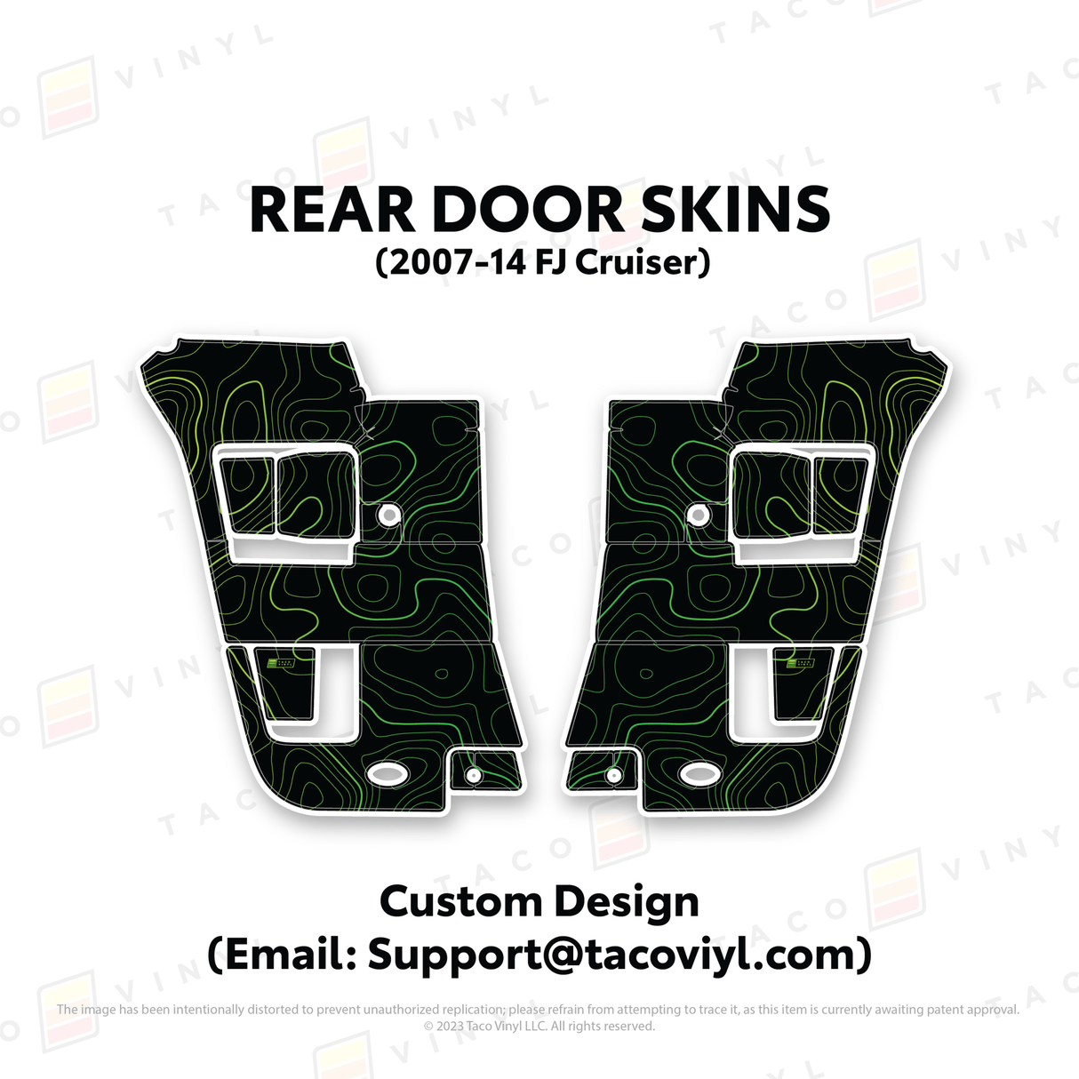 FJ Cruiser Door Skins - Xtrusion Overland