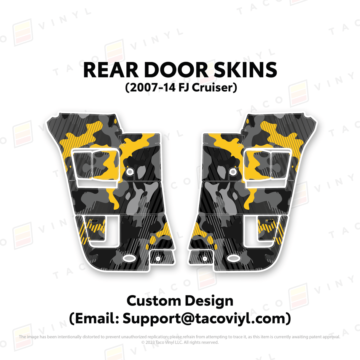 FJ Cruiser Door Skins - Xtrusion Overland