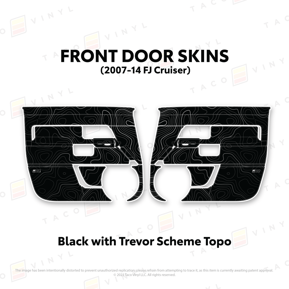 FJ Cruiser Door Skins - Xtrusion Overland