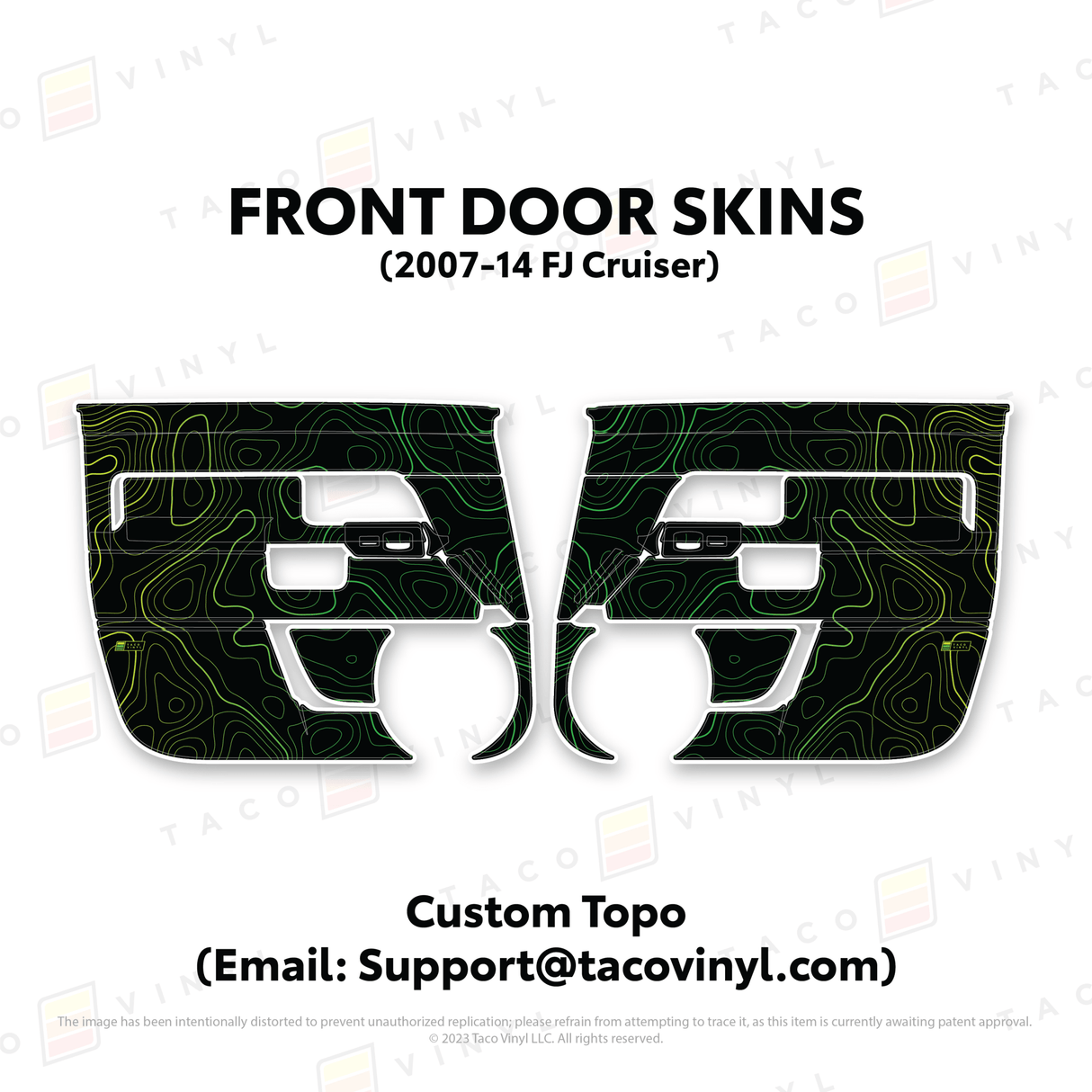 FJ Cruiser Door Skins - Xtrusion Overland