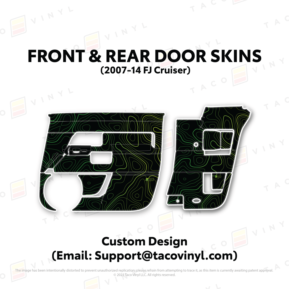 FJ Cruiser Door Skins - Xtrusion Overland