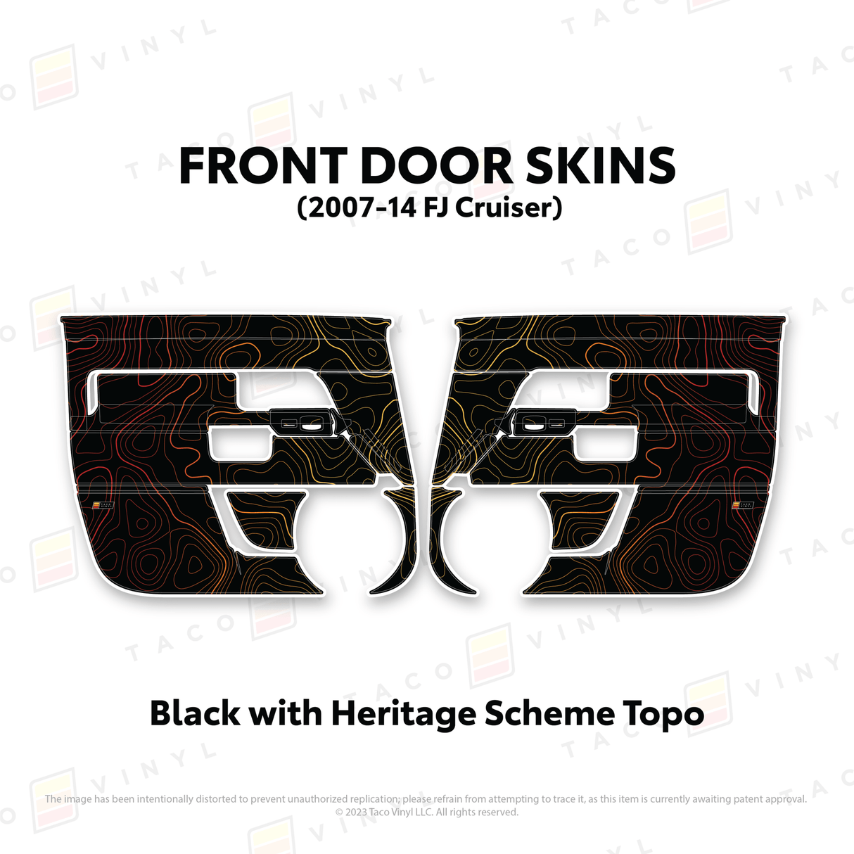 FJ Cruiser Door Skins - Xtrusion Overland