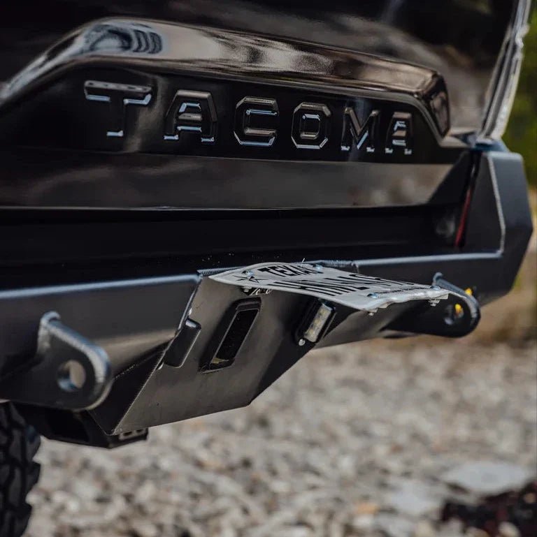 Flip up license plate bracket - Xtrusion Overland