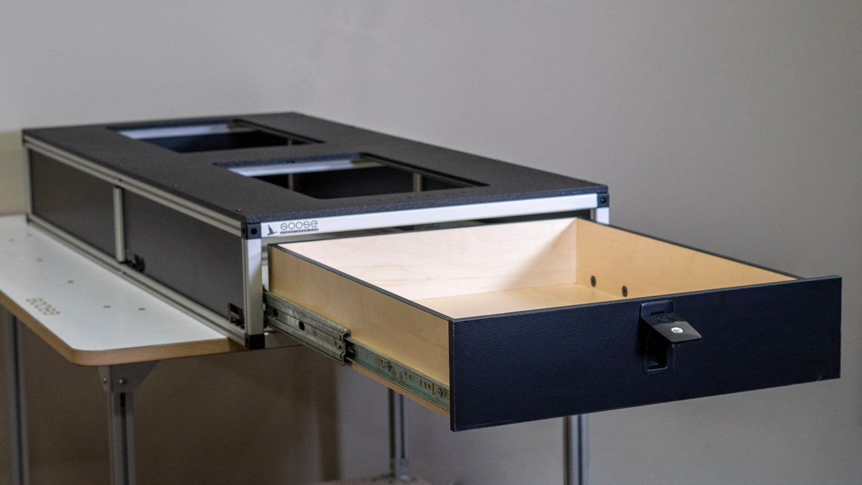 Ford Excursion 2000 - 2006 1st Gen. - Single Drawer Module - 25 3/4" Wide x 8" High x 59" Depth - Xtrusion Overland