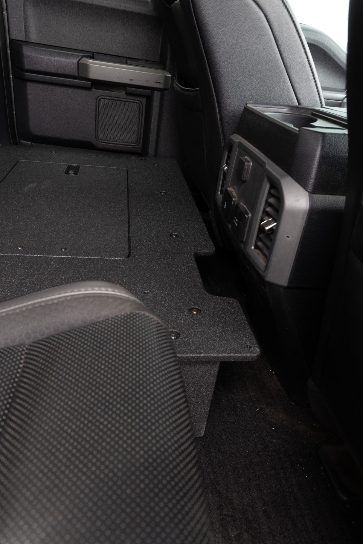 Ford F150 2015 - Present 13th & 14th Gen. SuperCab - Second Row Seat Delete Plate System - Xtrusion Overland