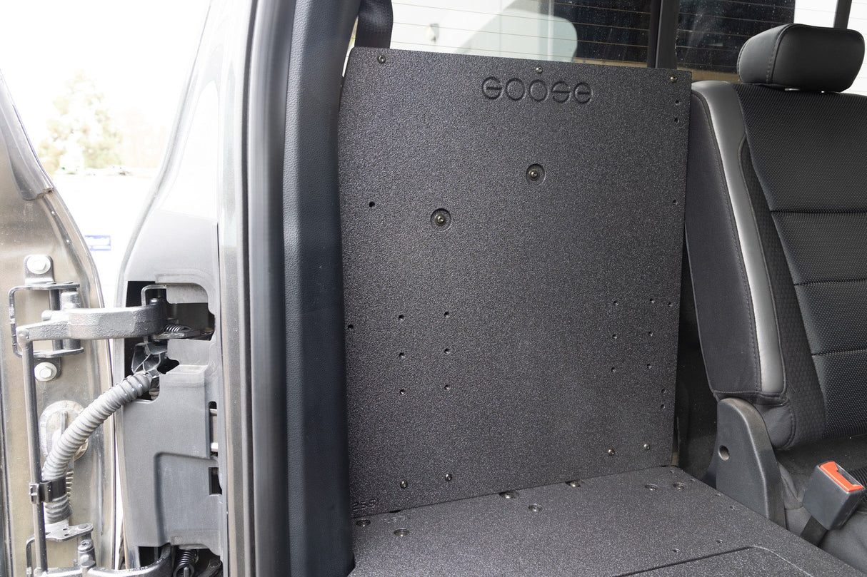 Ford F150 2015 - Present 13th & 14th Gen. SuperCab - Second Row Seat Delete Plate System - Xtrusion Overland