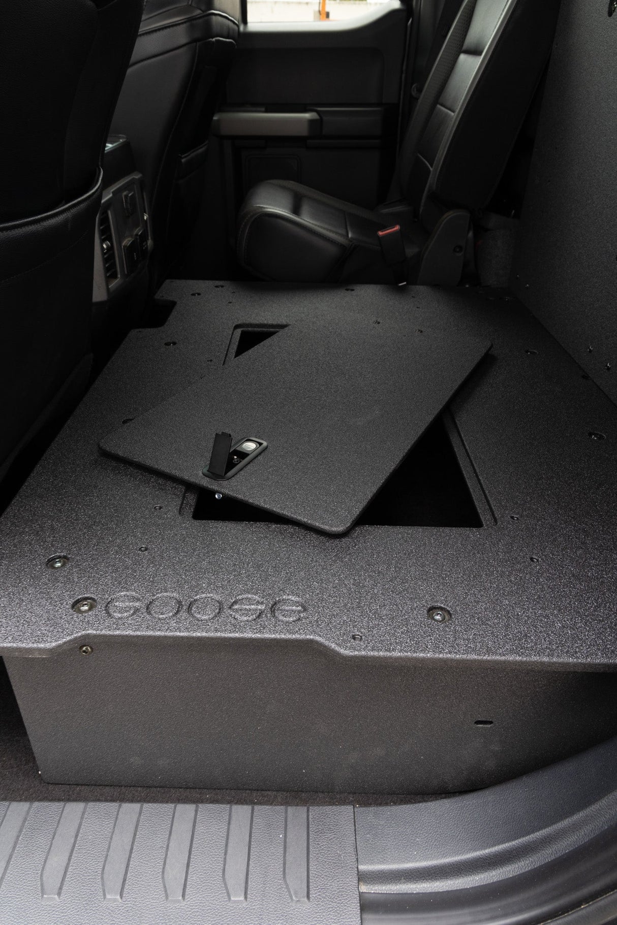 Ford F150 2015 - Present 13th & 14th Gen. SuperCab - Second Row Seat Delete Plate System - Xtrusion Overland