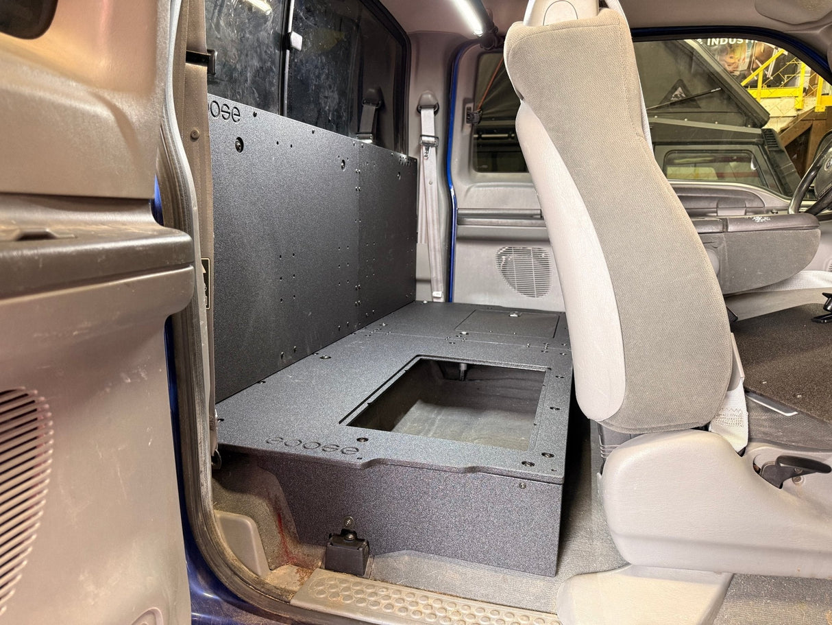Ford - F250-350 - 1999-2007 - 1st Gen - Super Cab - Explore Series - Second Row Seat Delete - 100% - Xtrusion Overland