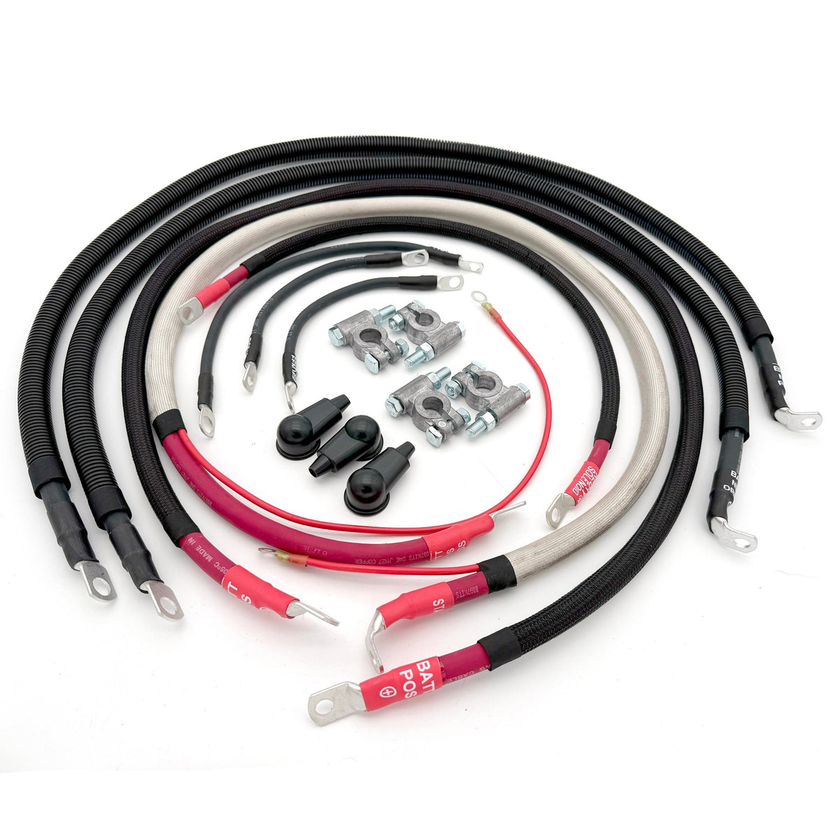 Ford Powerstroke 7.3 Diesel - F250/F350 Battery Cable Kit (1999-2003) - Xtrusion Overland