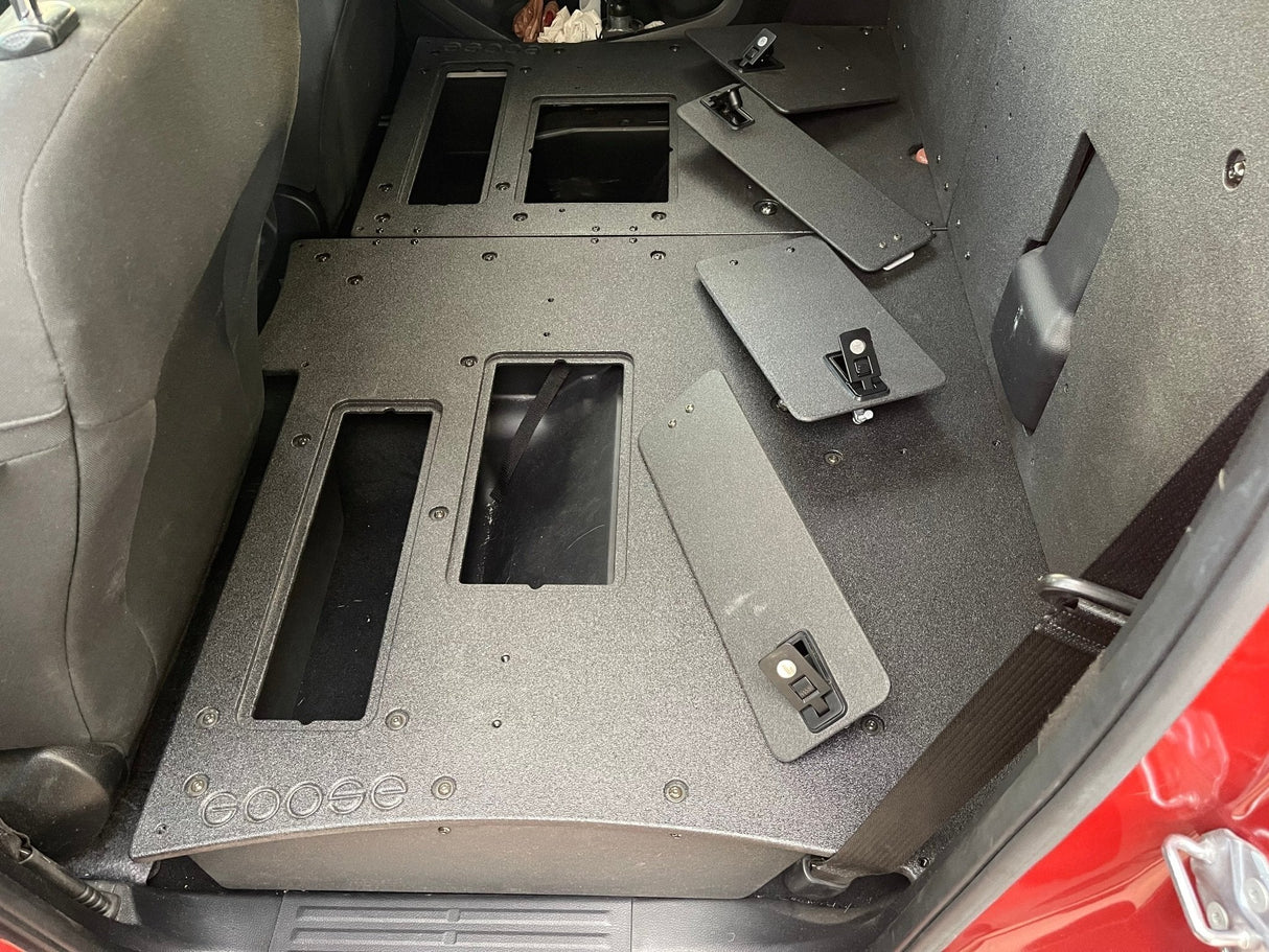 Ford Ranger 2019 - 2023 4th Gen. Super Crew - 100% Second Row Seat Delete Plate System - Xtrusion Overland