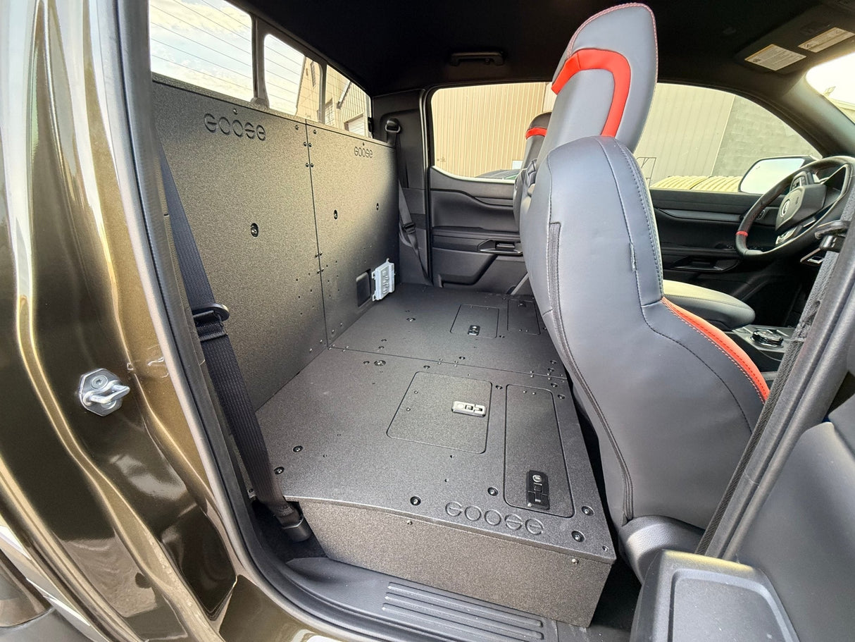 Ford - Ranger - 2024 - Present - 5th Gen - T6.2 Platform - Explore Series - Second Row Seat Delete - 100% - Xtrusion Overland