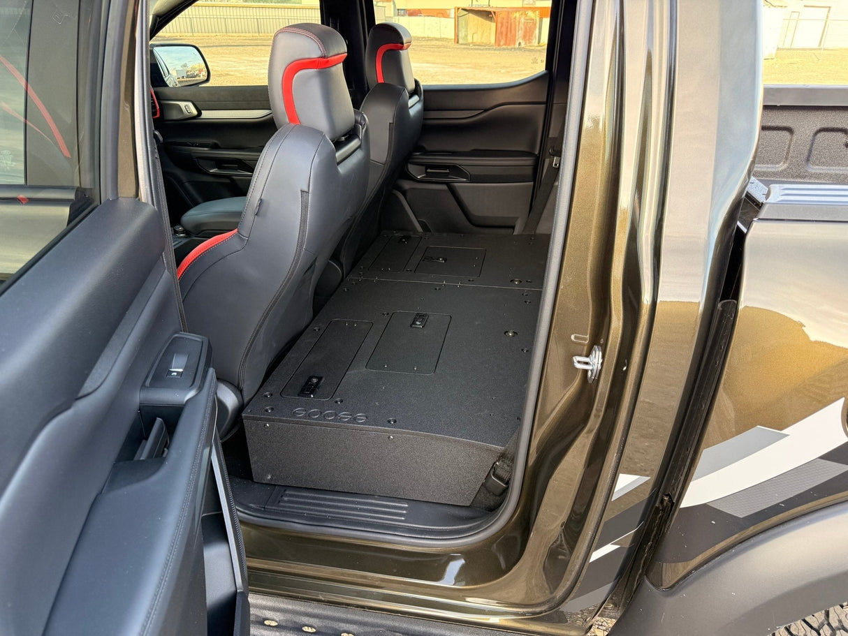 Ford - Ranger - 2024 - Present - Raptor - 1st Gen - T6.2 Platform - Explore Series - Second Row Seat Delete - 100% - Xtrusion Overland