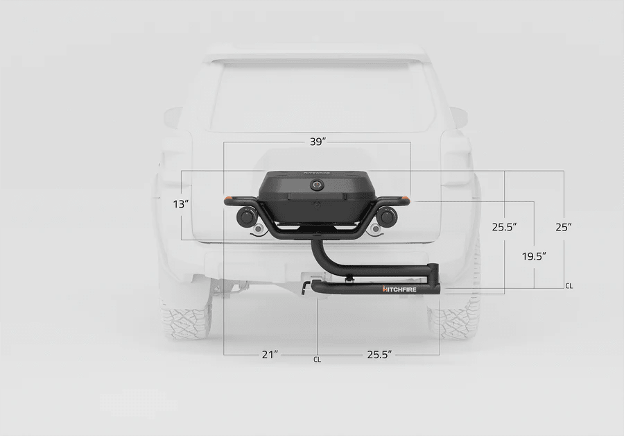 Forge 15 Hitch-Mounted Propane Grill - Xtrusion Overland