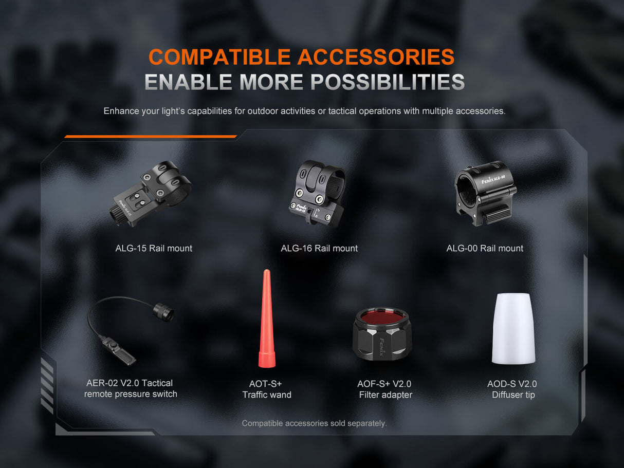 Fenix PD35R ACE Multi-mode Tactical Flashlight