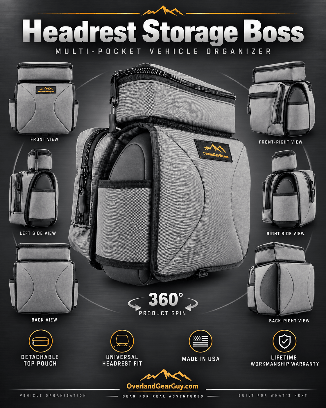 Headrest Storage Boss - Xtrusion Overland