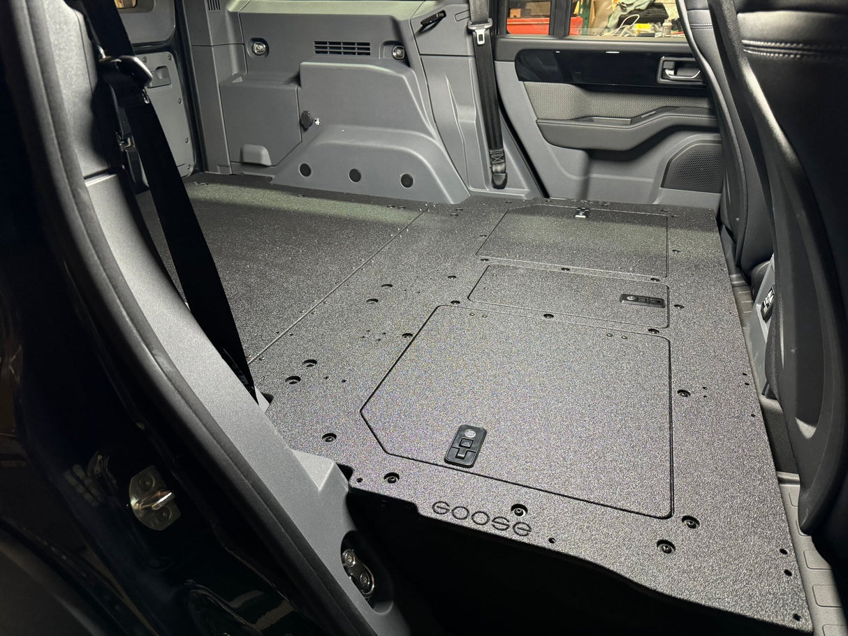 Ineos - Grenadier - 2024 - Present - 1st Gen - Explore Series - Second Row Seat Delete Plate System - Xtrusion Overland