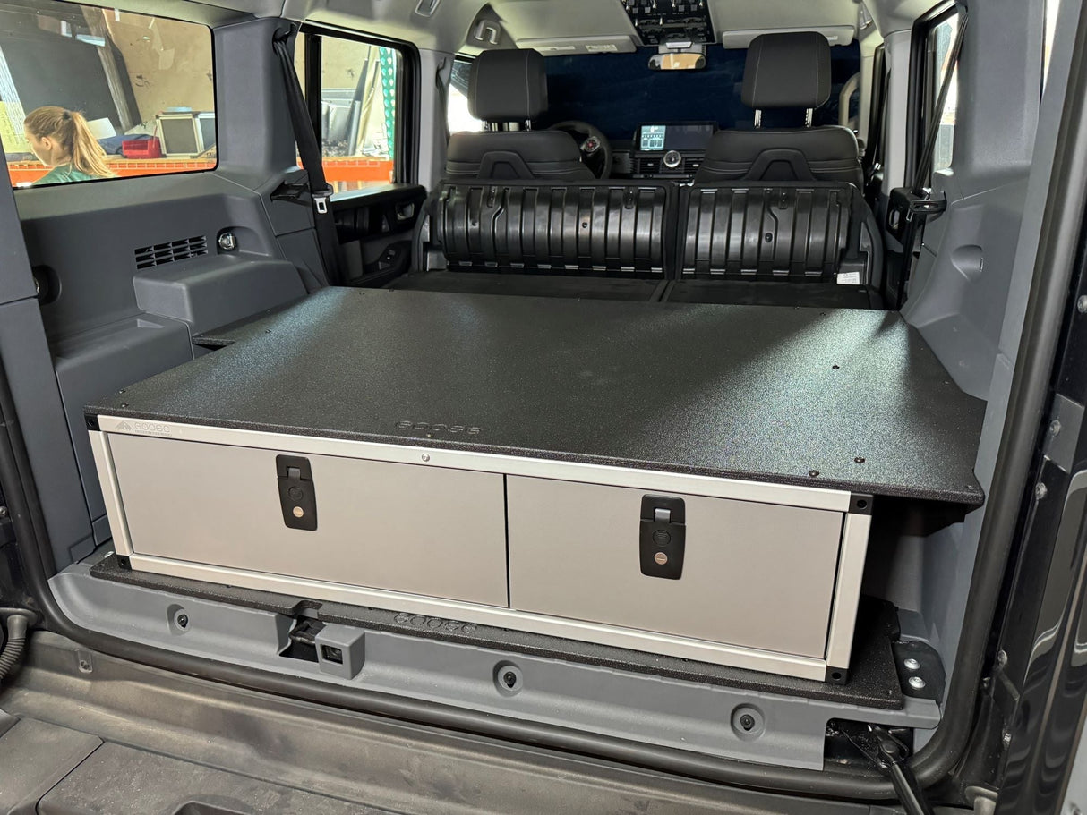 Ineos - Grenadier - 2024 - Present - 1st Gen - Explore Series - Side X Side Drawer Module w/Fitted Top Plate 41 - 3/8"w x 10"h x 34"d - Xtrusion Overland