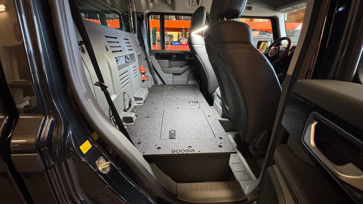 Ineos - Grenadier Quartermaster - 2025 - Present - 1st Gen - Explore Series - Second Row Seat Delete Plate System 100% - Xtrusion Overland
