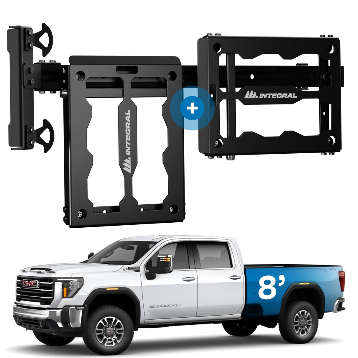 Integral Rail Kit + Panel Kits - GM HD 2020+ (8' Long Bed Only) - Xtrusion Overland