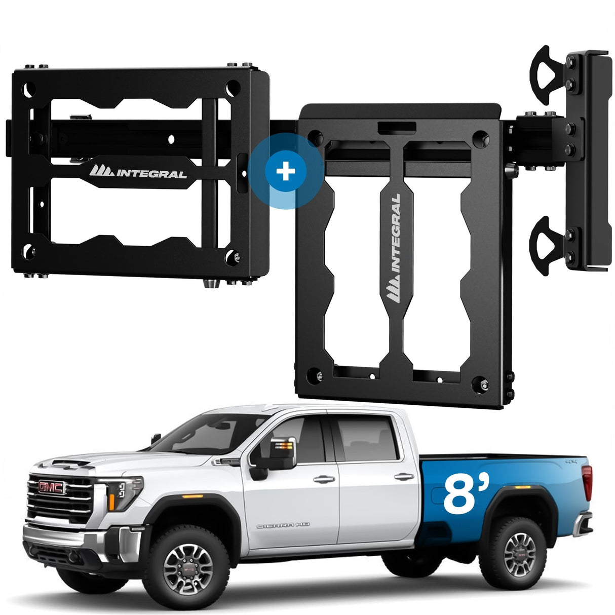 Integral Rail Kit + Panel Kits - GM HD 2020+ (8' Long Bed Only) - Xtrusion Overland