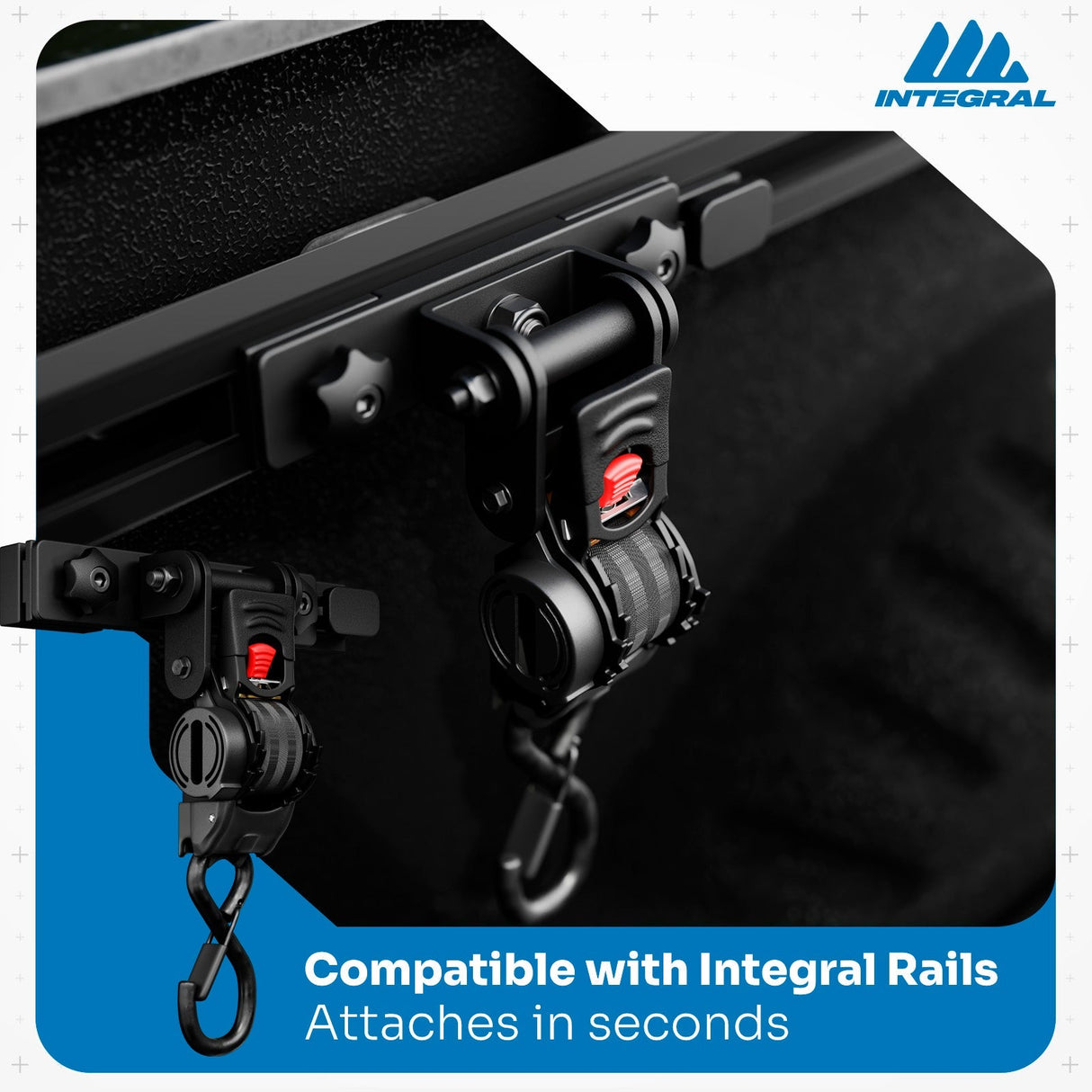 Integral Rail Kit - RAM 2019+ HD (Standard Bed 6'4") - Xtrusion Overland