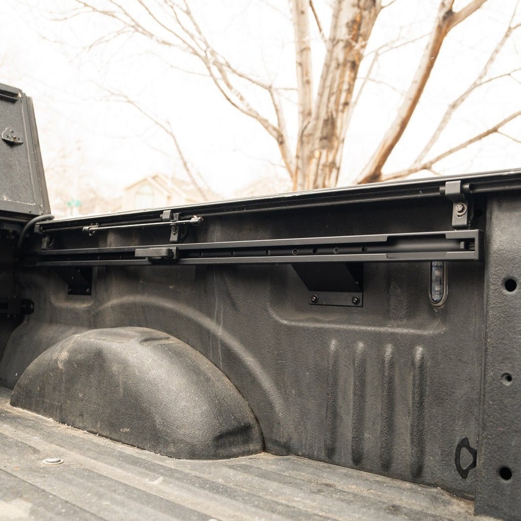 Integral Rails + Tie-down Cleats - Ford F150 & Raptor 2015+ (5.5' Bed Only) - Xtrusion Overland