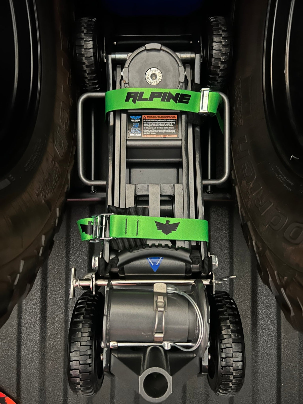 Jack Straps(Pair) - Neon Green - Xtrusion Overland