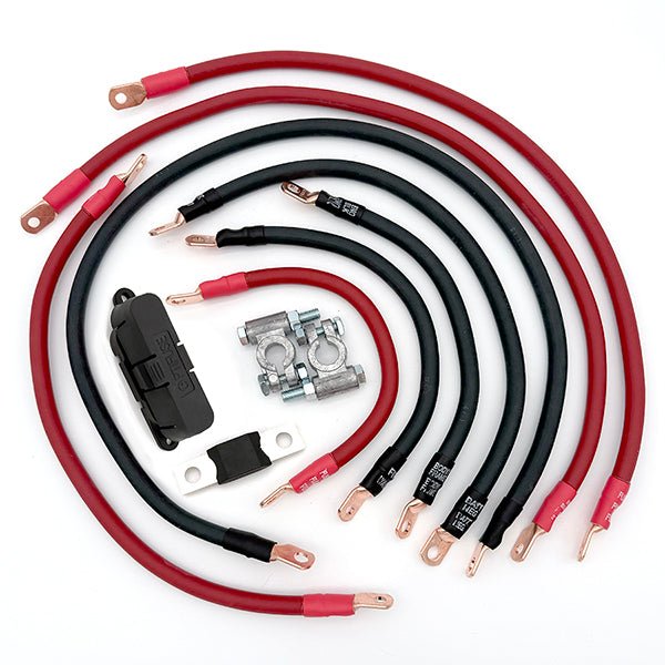 Jeep Cherokee Full Size SJ Big 7 Battery Cable Kit (1974-1983) - Xtrusion Overland