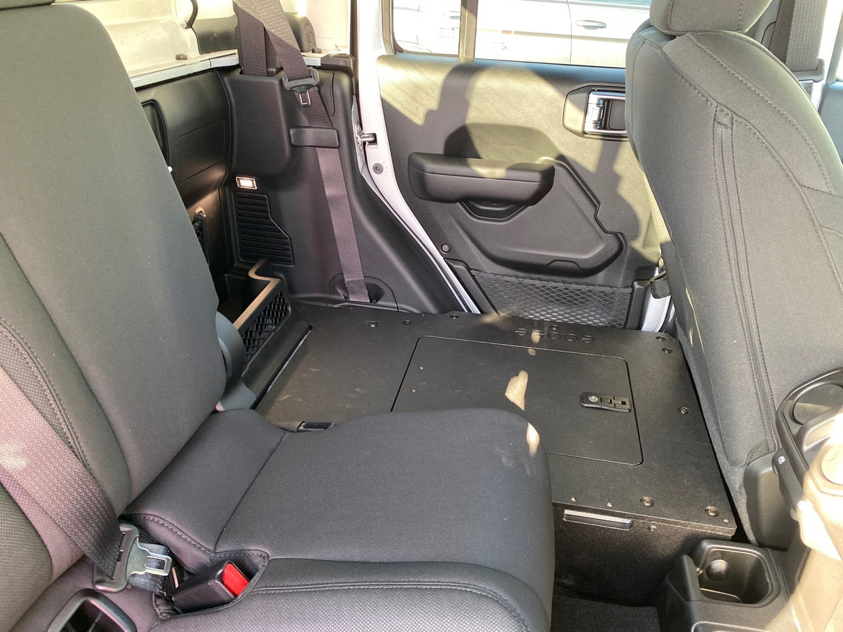 Jeep Gladiator 2019 - Present JT 4 Door - Second Row Seat Delete Plate System - Xtrusion Overland