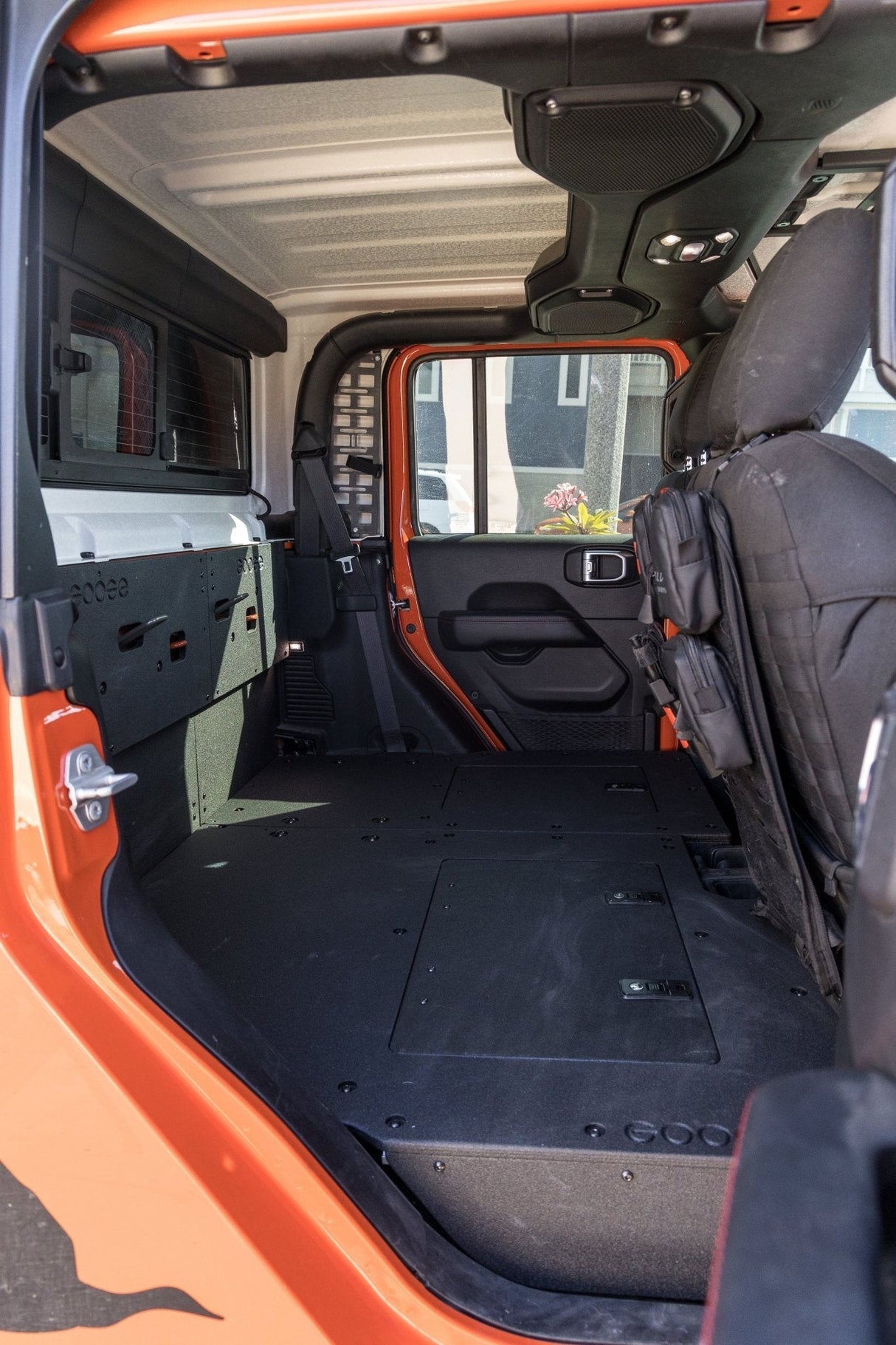 Jeep Gladiator 2019 - Present JT 4 Door - Second Row Seat Delete Plate System - Extended Platform - Xtrusion Overland