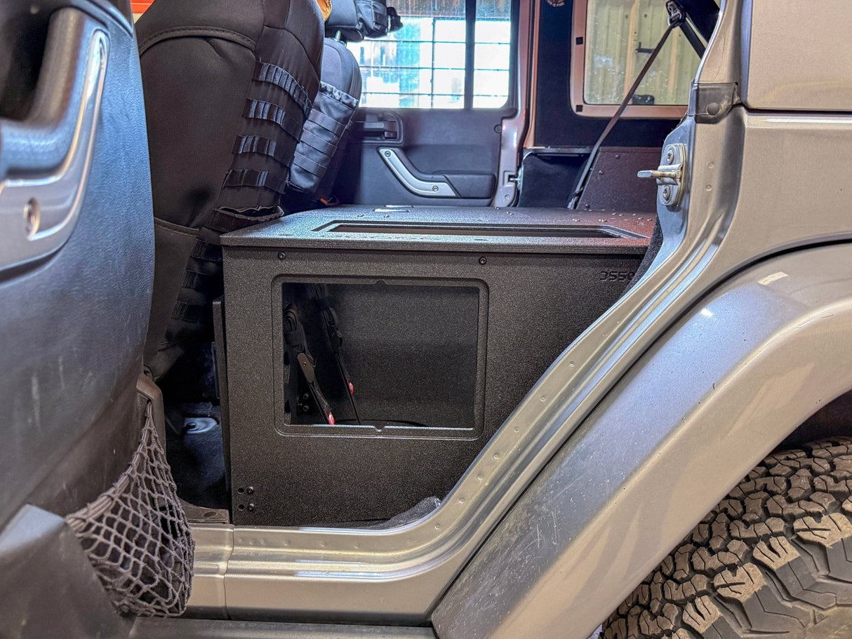 Jeep - Wrangler - 2007-2018 - JKU - 4 Door - Explore Series - Second Row Seat Delete Plate System - Second Row - Module Based - 8" Module - Xtrusion Overland
