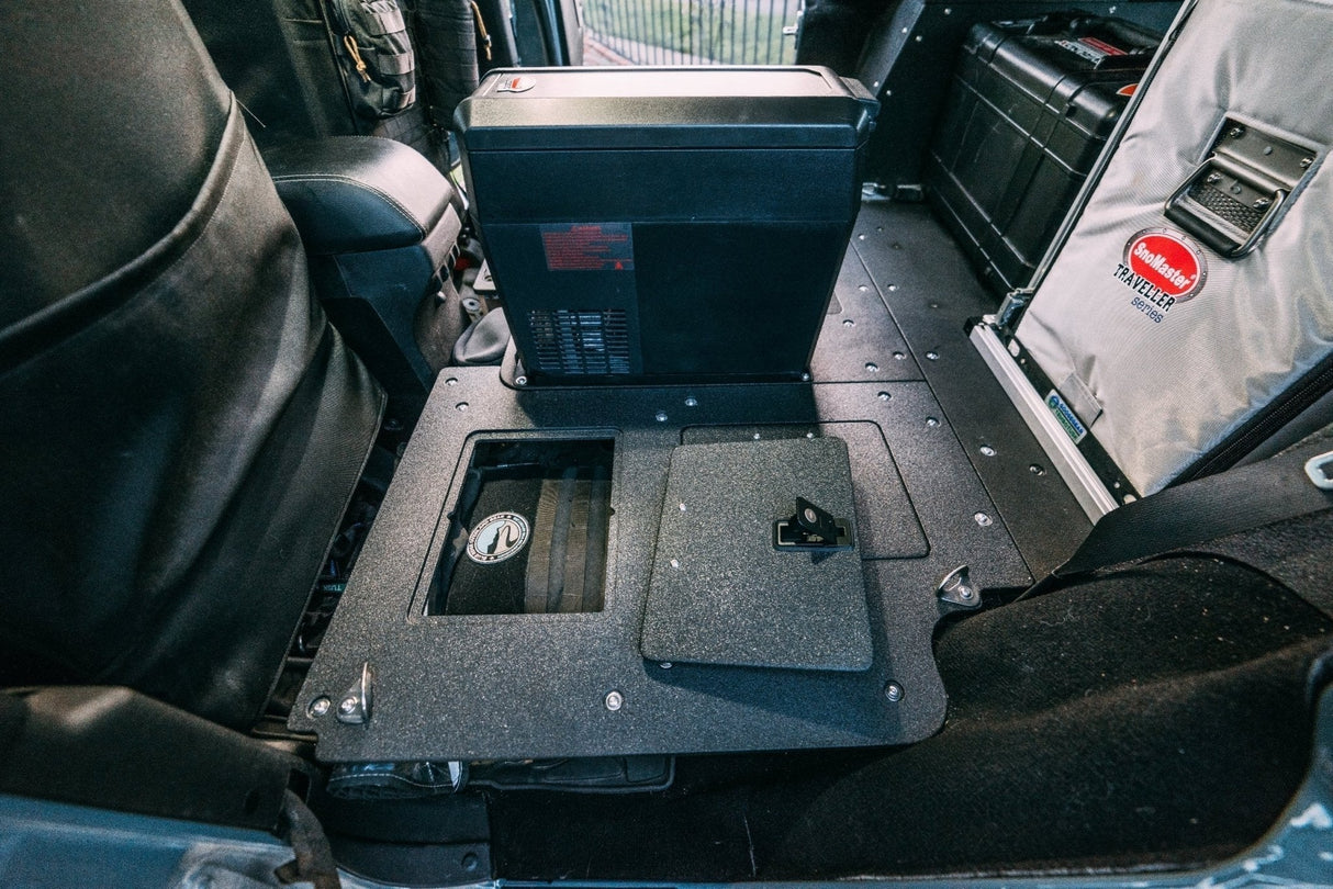 Jeep Wrangler 2007 - 2018 JKU 4 Door - Second Row Seat Delete Plate System - Xtrusion Overland