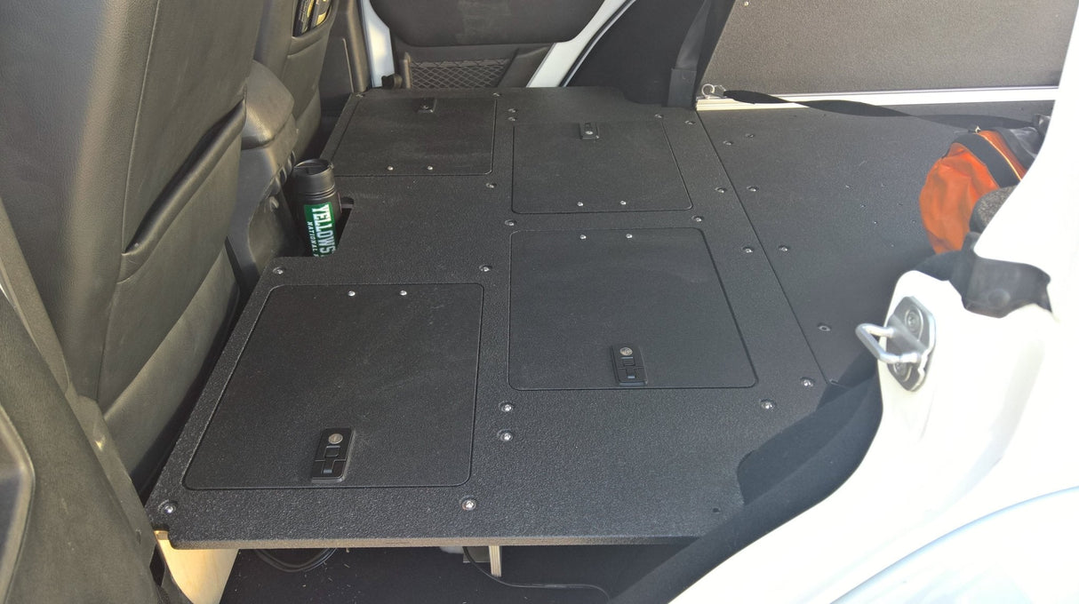 Jeep Wrangler 2007 - 2018 JKU 4 Door - Second Row Seat Delete Plate System - Xtrusion Overland