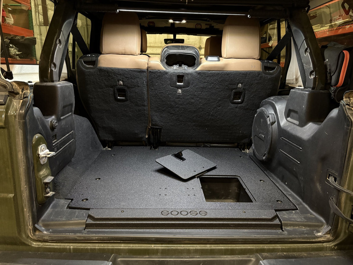 Jeep Wrangler 2018 - Present JLU 4 Door - Rear Plate System - Xtrusion Overland
