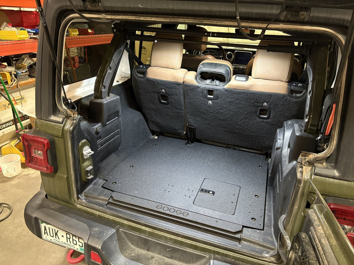 Jeep Wrangler 2018 - Present JLU 4 Door - Rear Plate System - Xtrusion Overland