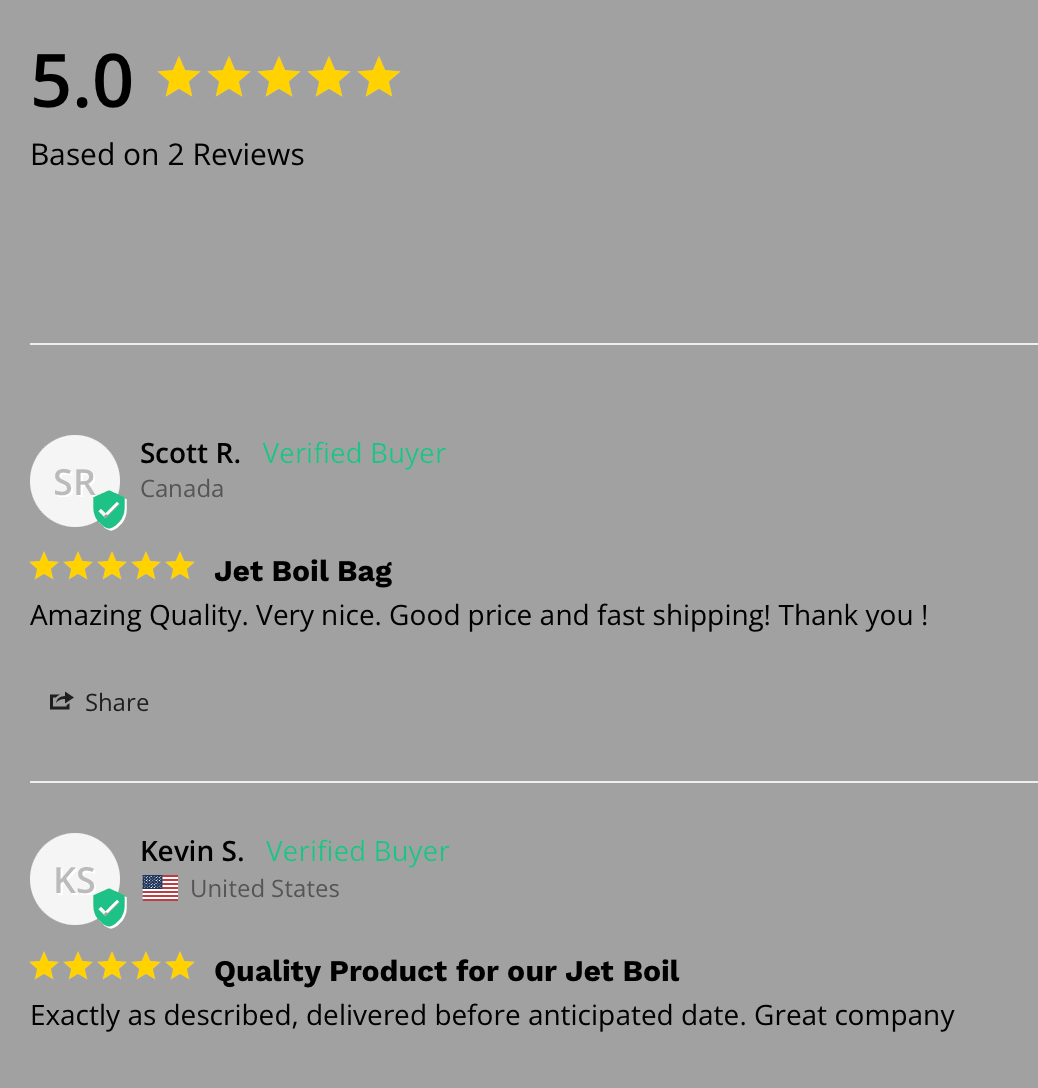 JetBoil Pouch Jet Boil Fuel Pouch - Xtrusion Overland