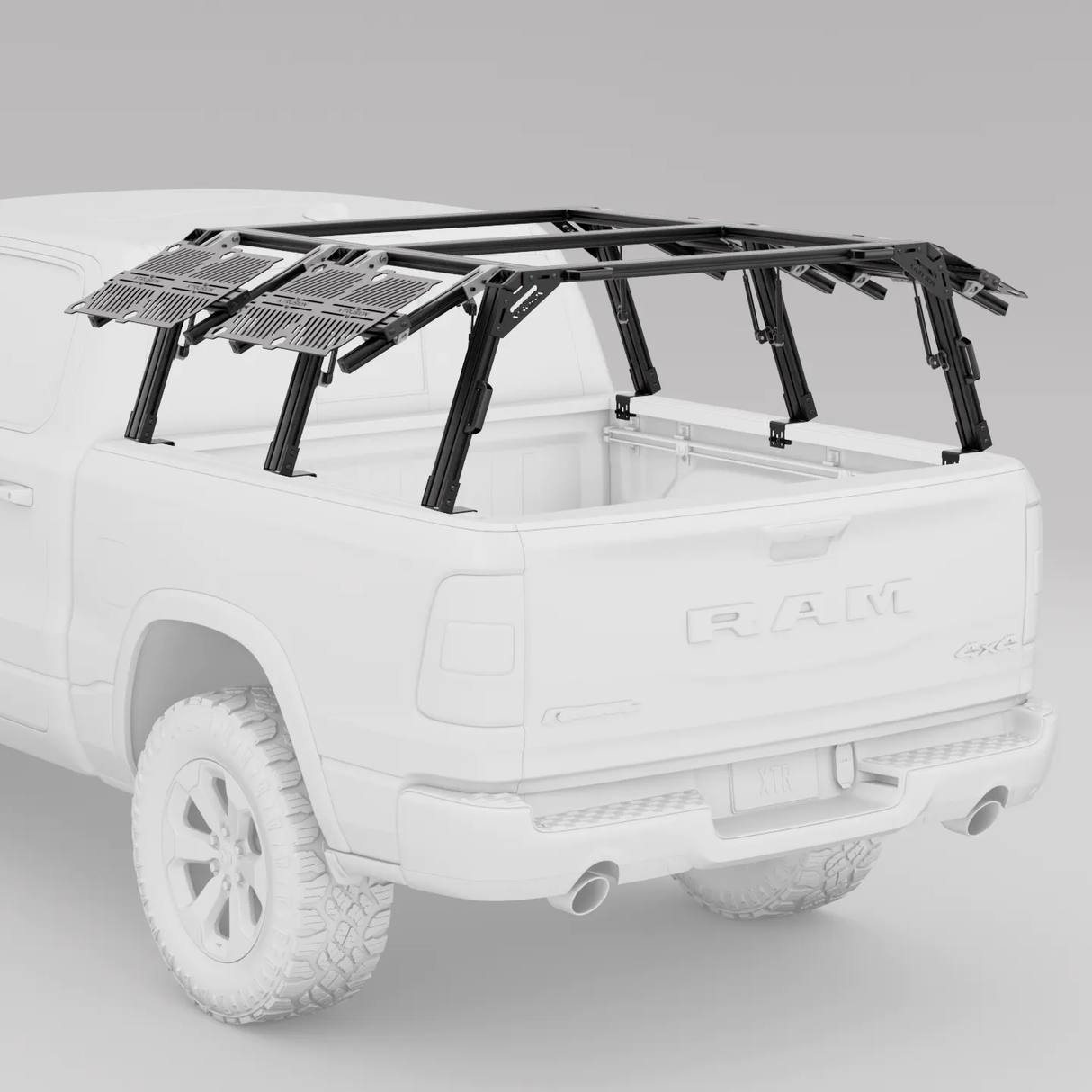 Ram 2500/3500 HD Bed Rack (Straight Bed) | XTR3 Popular Builds + MOLLE Packages – View 16 | Xtrusion Overland