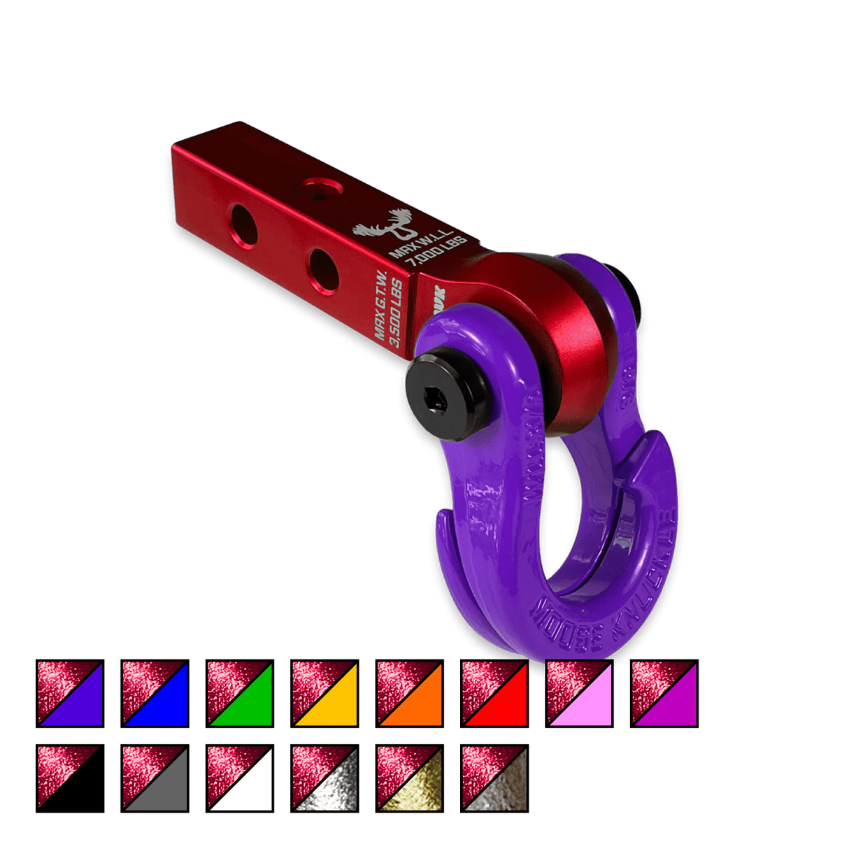 Jowl® 5/8 Split Shackle® and Mohawk 1.25 Receiver Combo - Xtrusion Overland