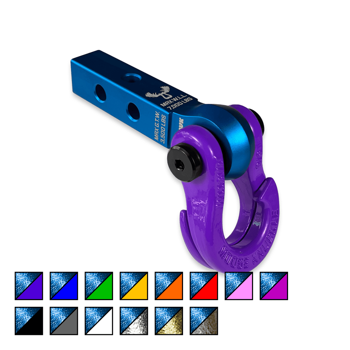 Jowl® 5/8 Split Shackle® and Mohawk 1.25 Receiver Combo - Xtrusion Overland