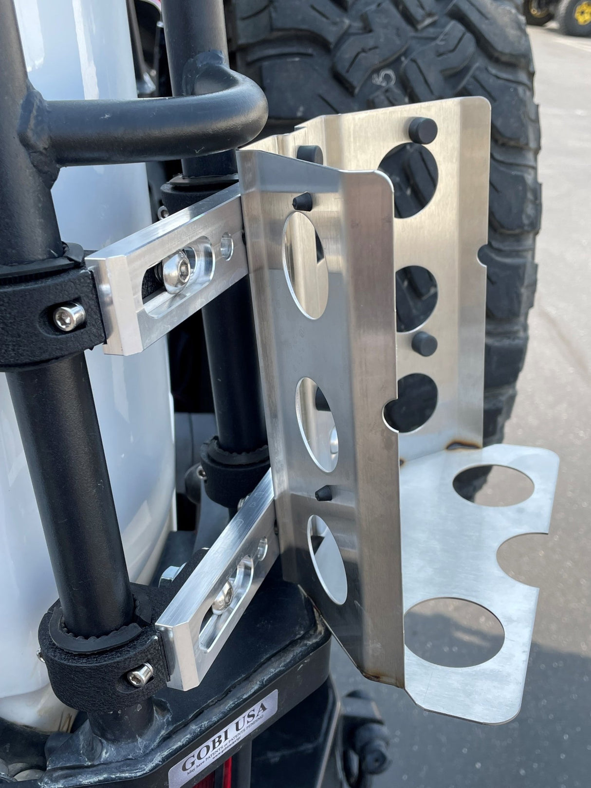 Ladder Cross-Bar Mount for Propane and CO2 Power Tanks - Xtrusion Overland