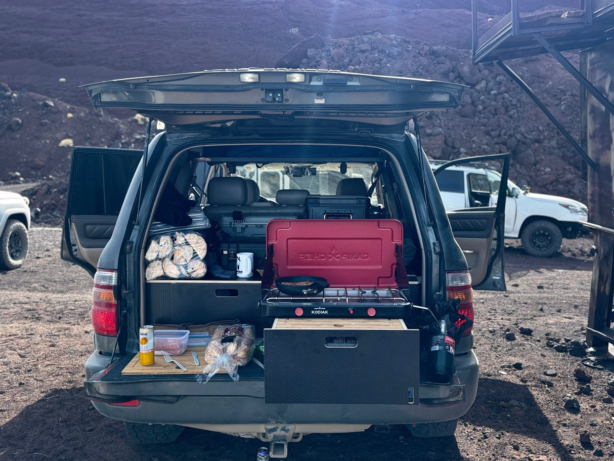 Land Cruiser 100 | Dual Drawer Storage System & Bed Platform | 1998–2007 Toyota - Xtrusion Overland