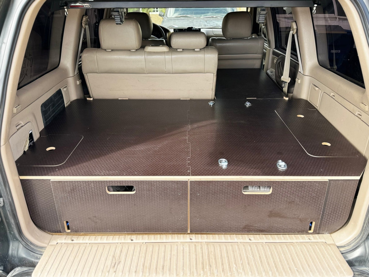 Land Cruiser 100 | Dual Drawer Storage System & Bed Platform | 1998–2007 Toyota - Xtrusion Overland